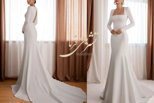 لباس عروس دنباله دار